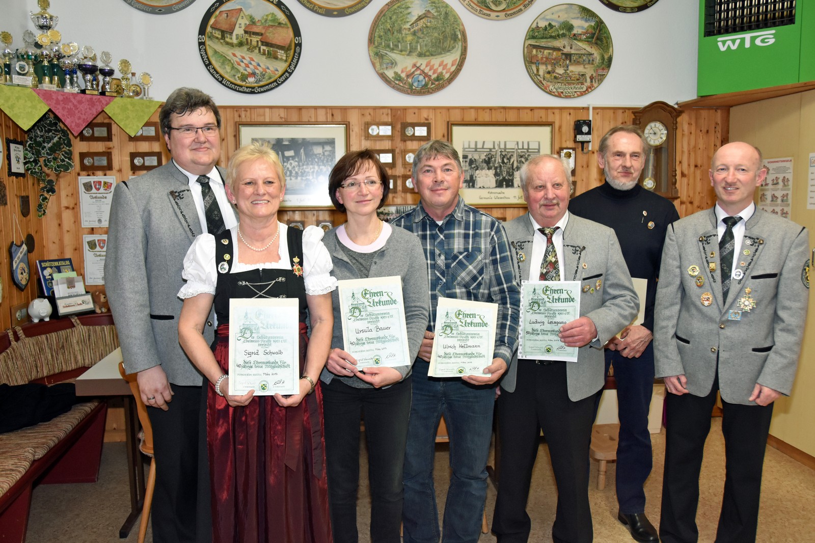 Mitgliederehrung 2017